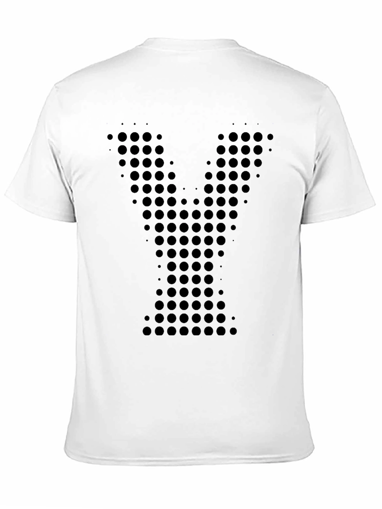 Modern Minimalist Black Y Dot T-Shirt