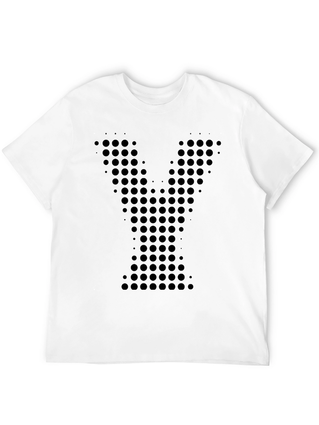 Modern Minimalist Black Y Dot T-Shirt