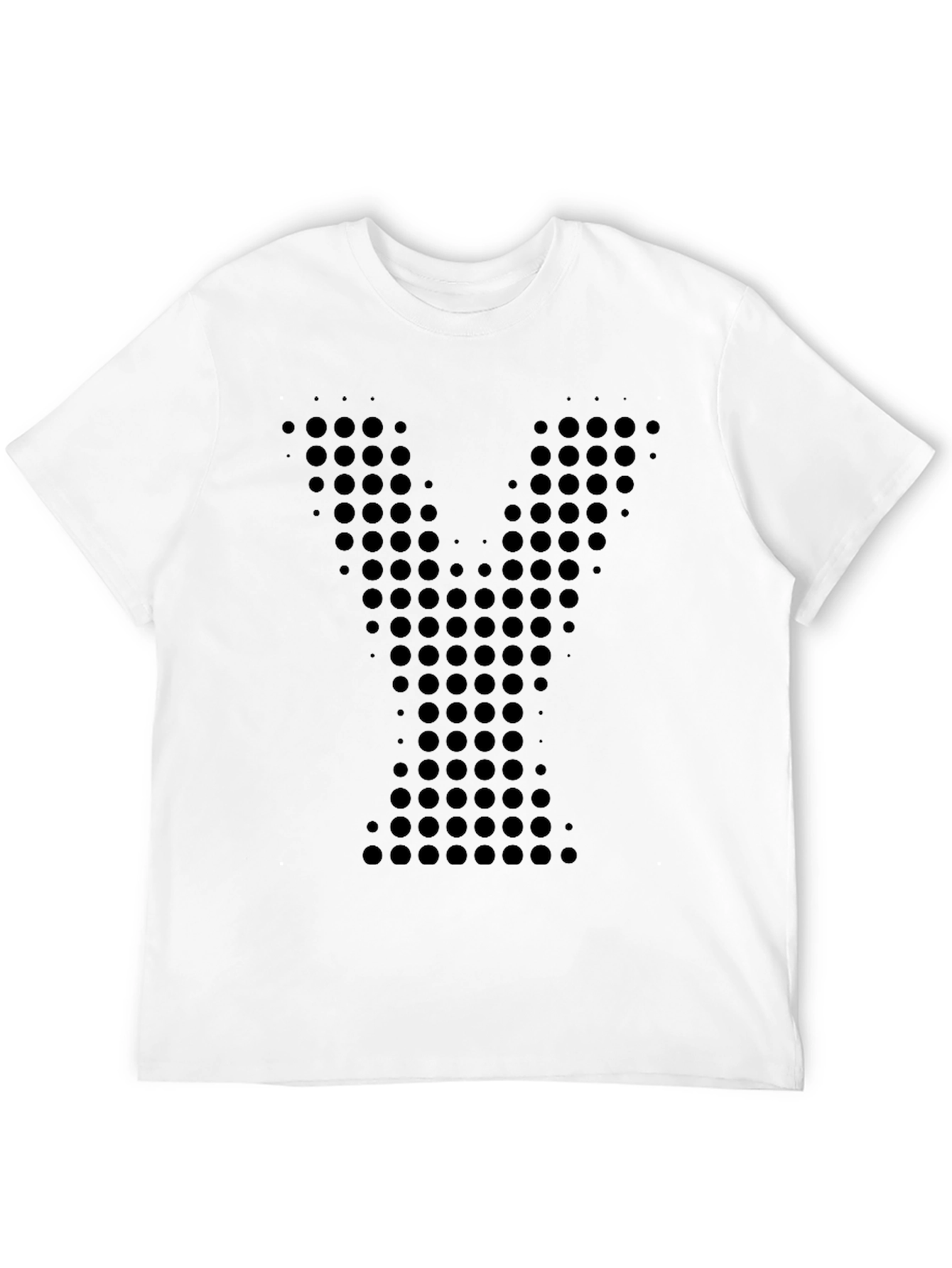 Modern Minimalist Black Y Dot T-Shirt
