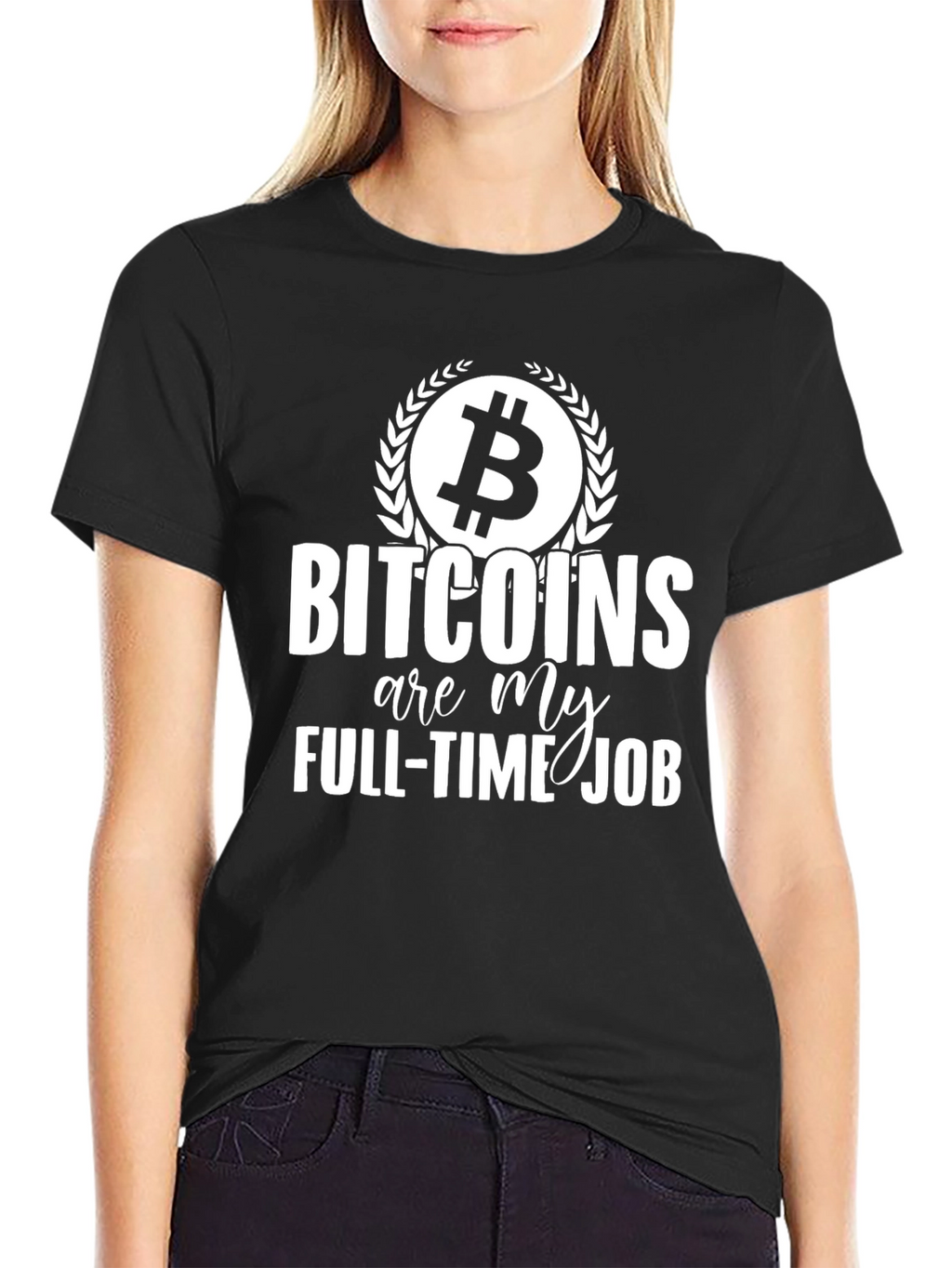 Bitcoin Full-Time Job Graphic Tee