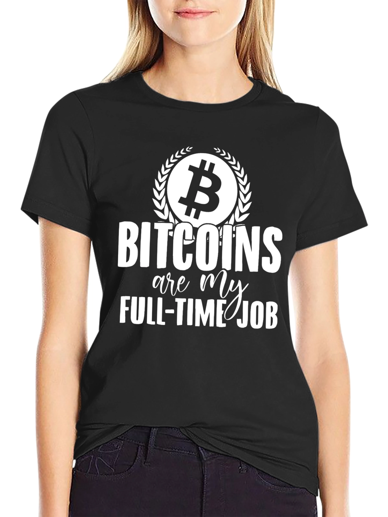 Bitcoin Full-Time Job Graphic Tee