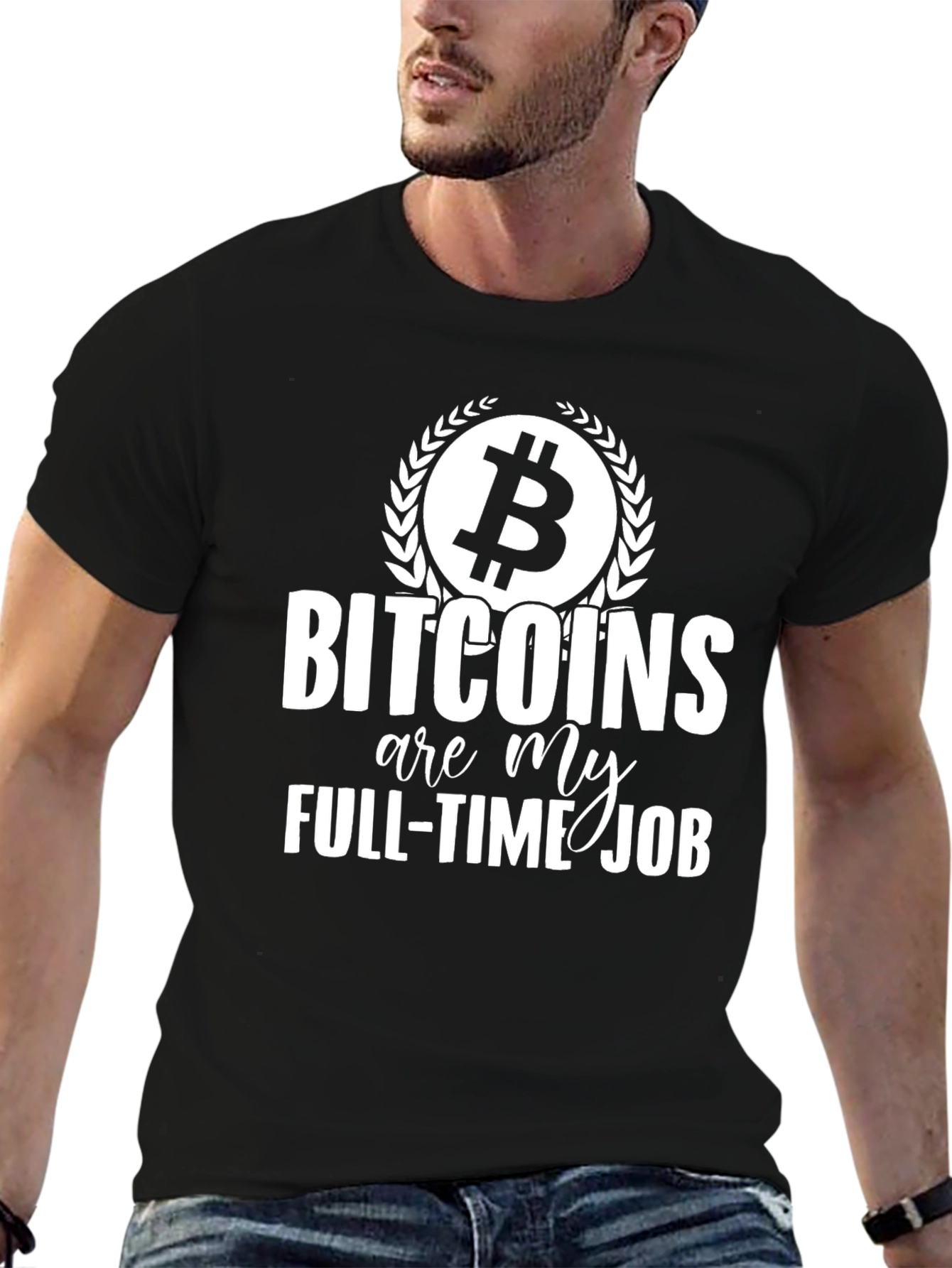 Bitcoin Full-Time Job Graphic Tee