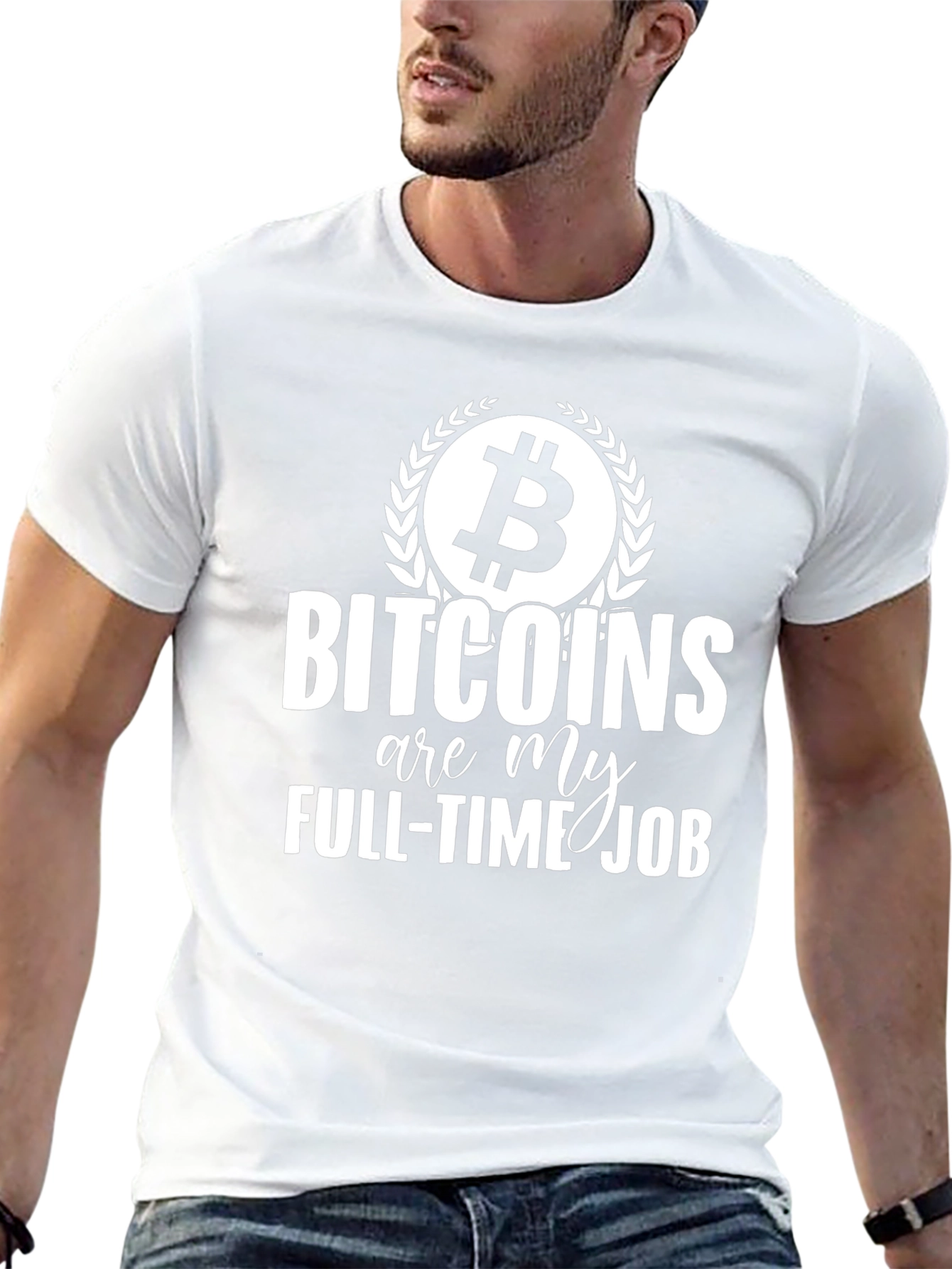 Bitcoin Full-Time Job Graphic Tee
