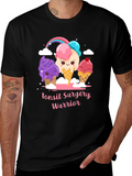 Tonsil Surgery Warrior Cartoon Ice Cream T-Shirt