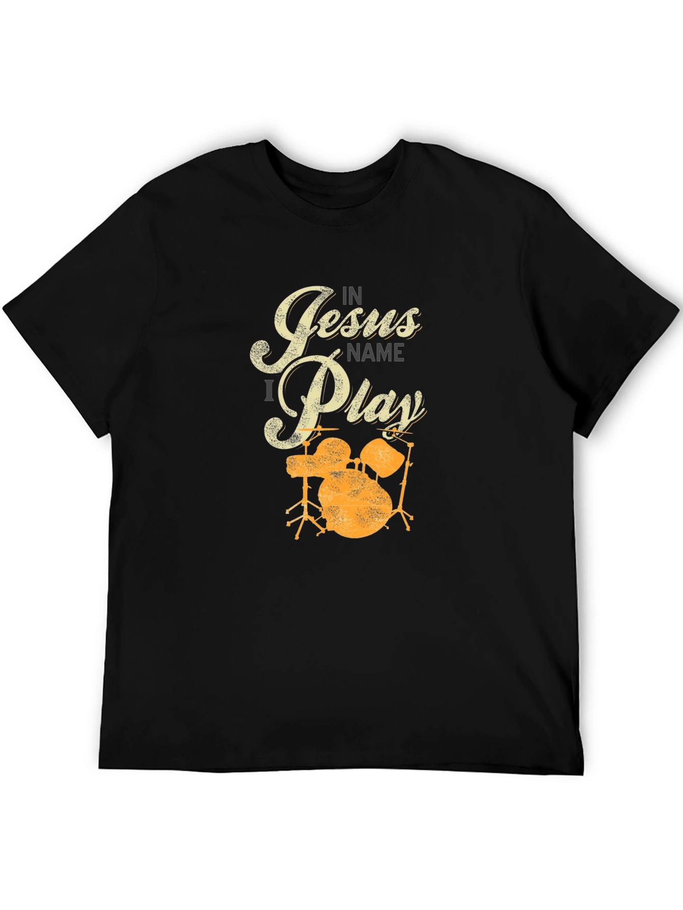 In Jesus Name I Play Drums T-Shirt
