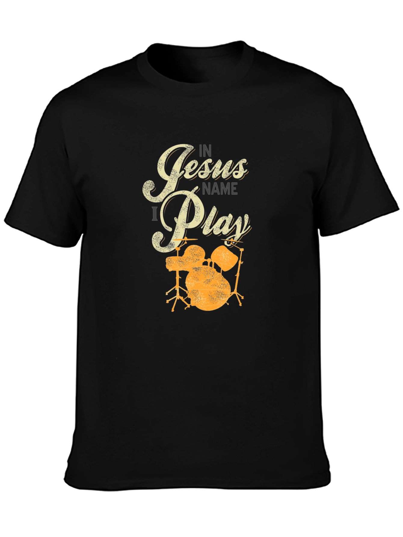 In Jesus Name I Play Drums T-Shirt