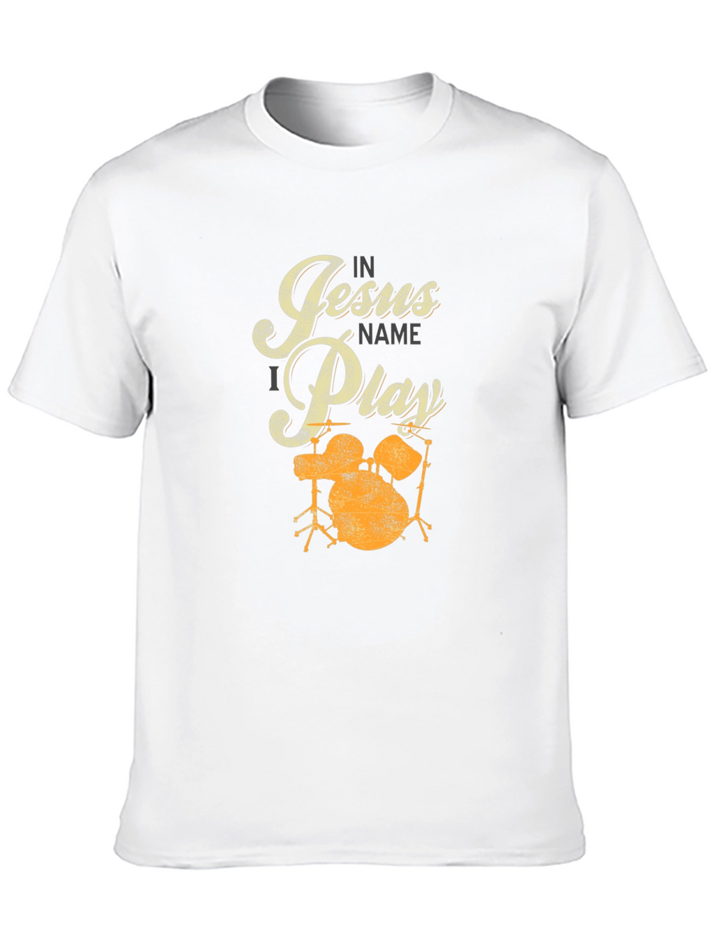In Jesus Name I Play Drums T-Shirt