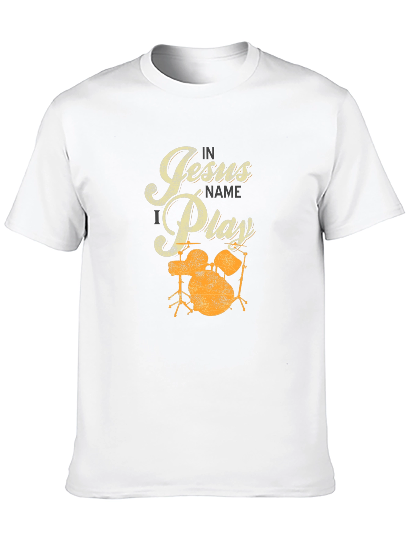 In Jesus Name I Play Drums T-Shirt