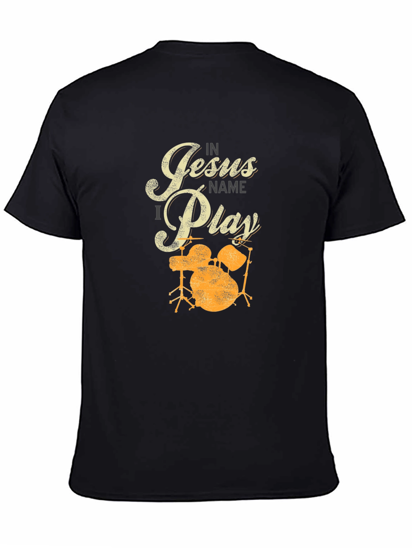 In Jesus Name I Play Drums T-Shirt
