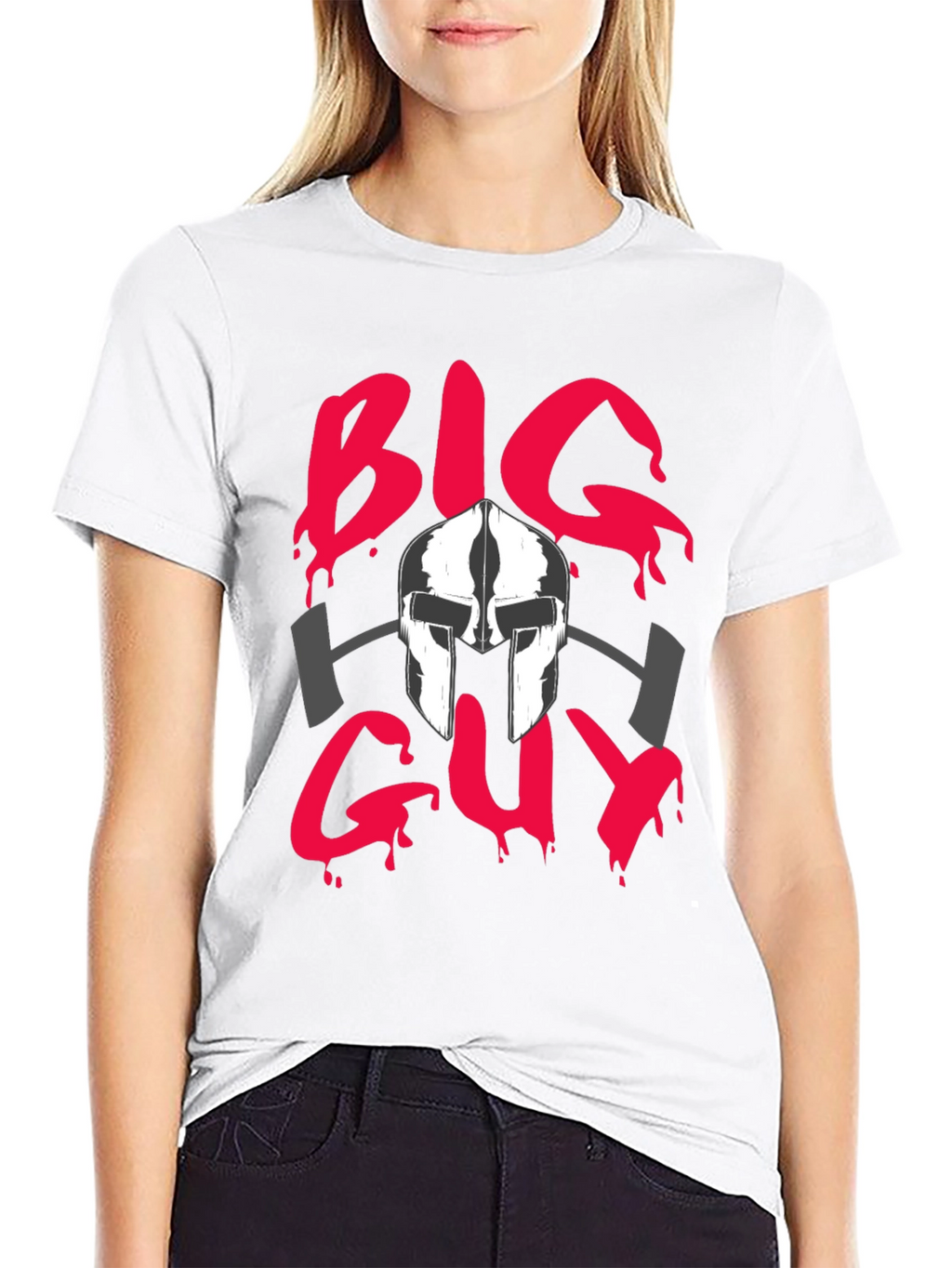Big Guy T-Shirt - Spartan Gym Design