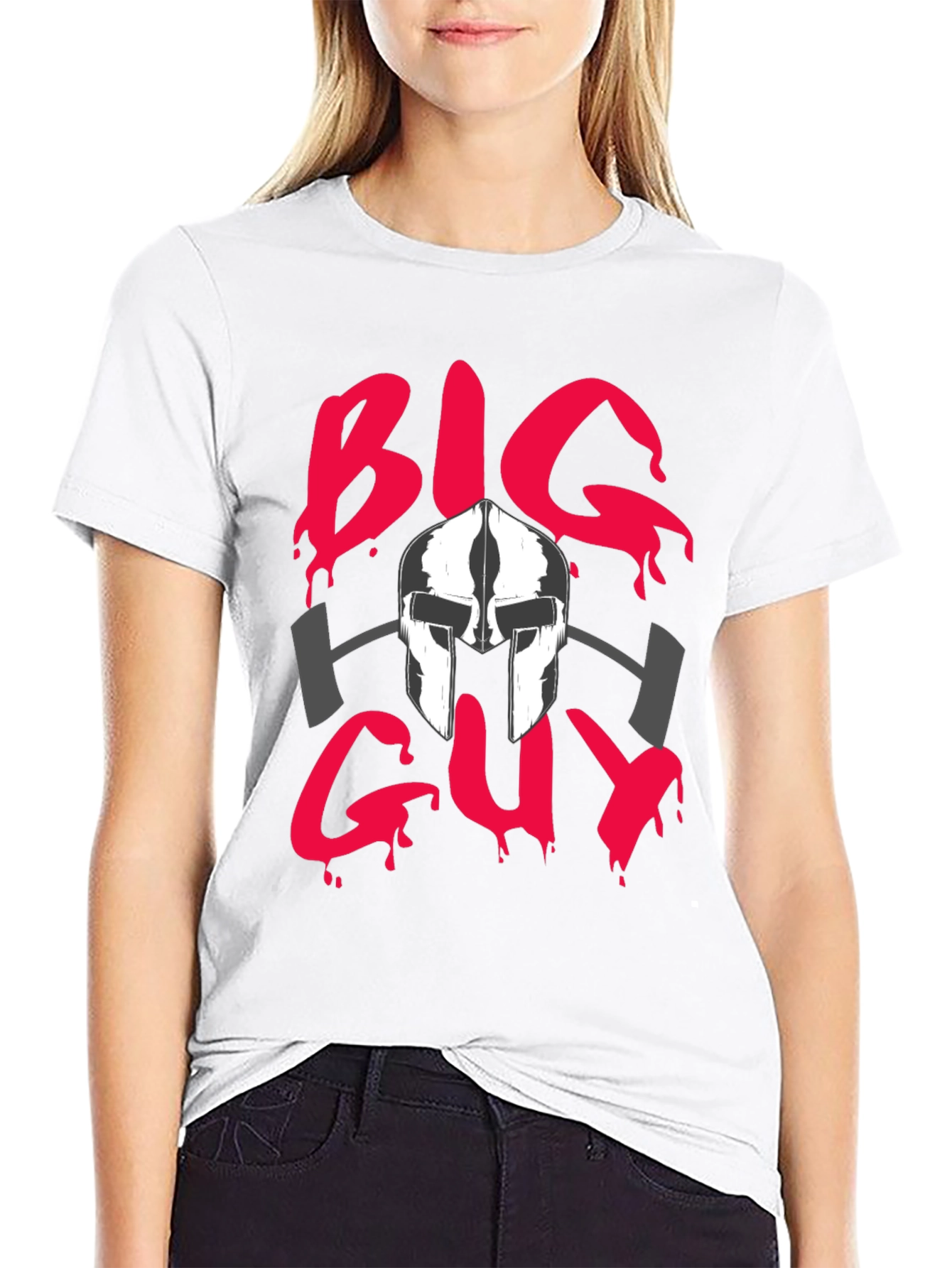 Big Guy T-Shirt - Spartan Gym Design