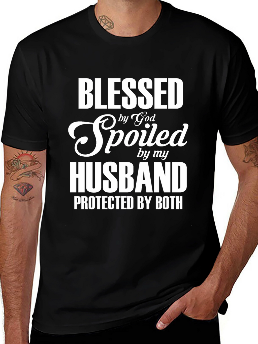 Blessed Spoiled Husband T-Shirt