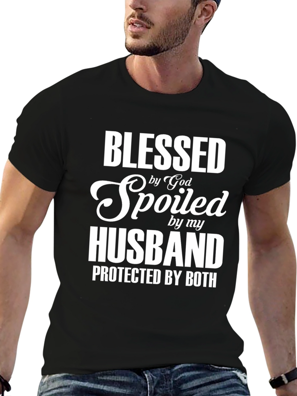 Blessed Spoiled Husband T-Shirt