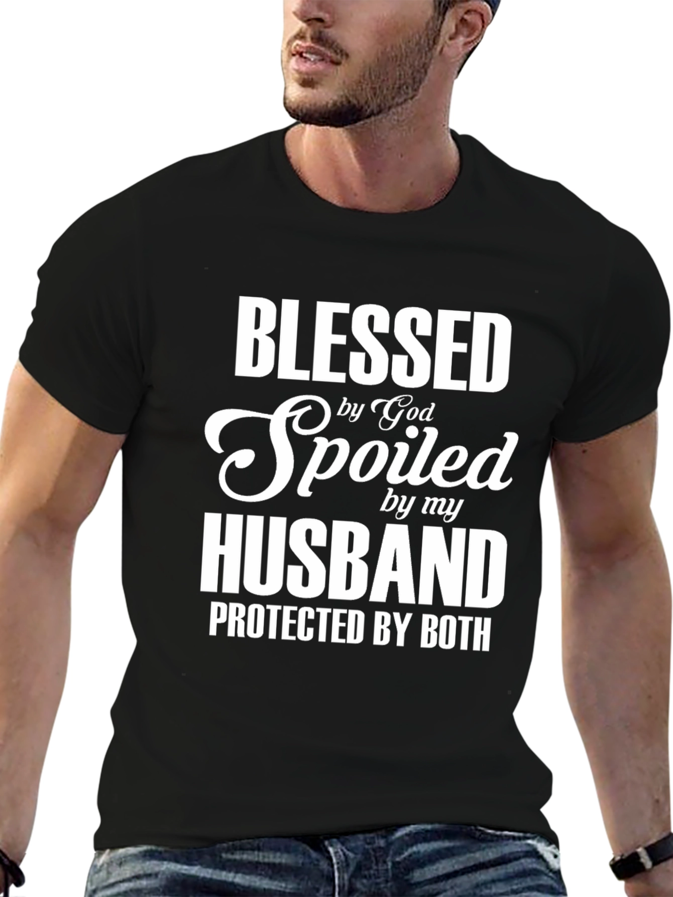 Blessed Spoiled Husband T-Shirt