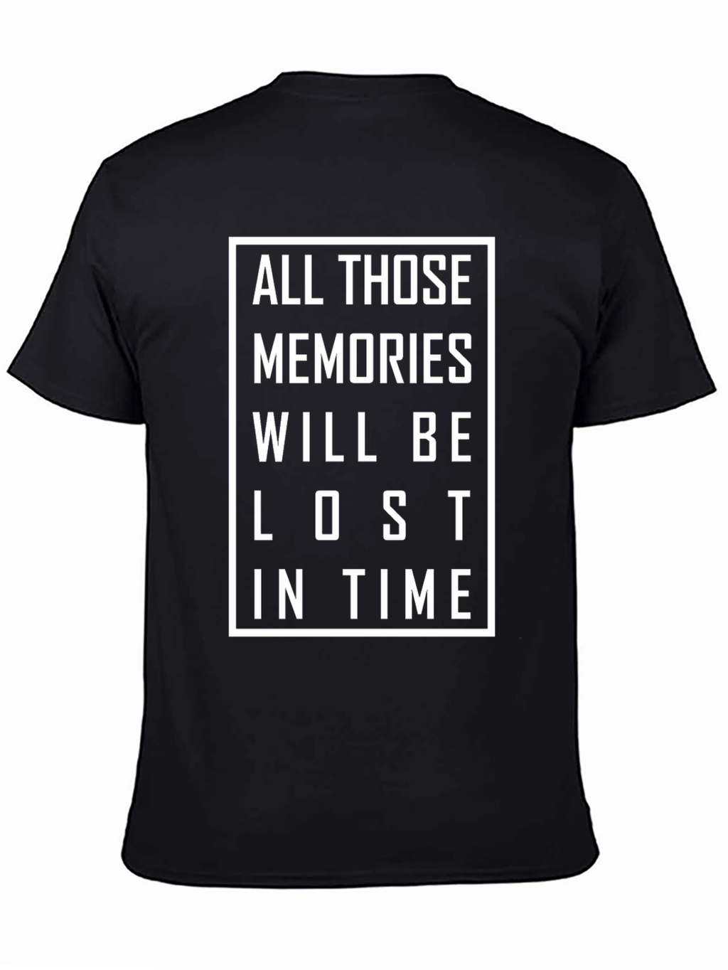 All Those Memories T-Shirt Black