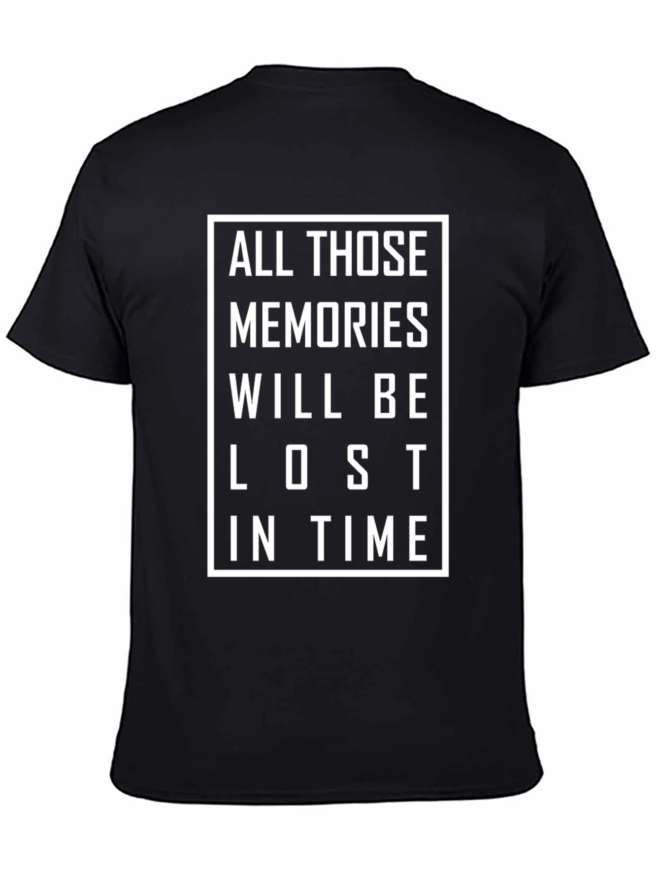 All Those Memories T-Shirt Black