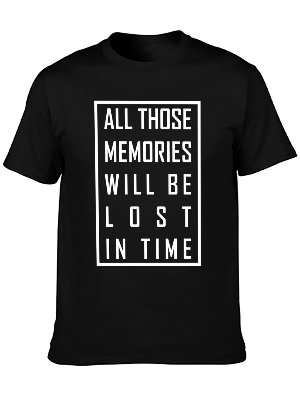 All Those Memories T-Shirt Black