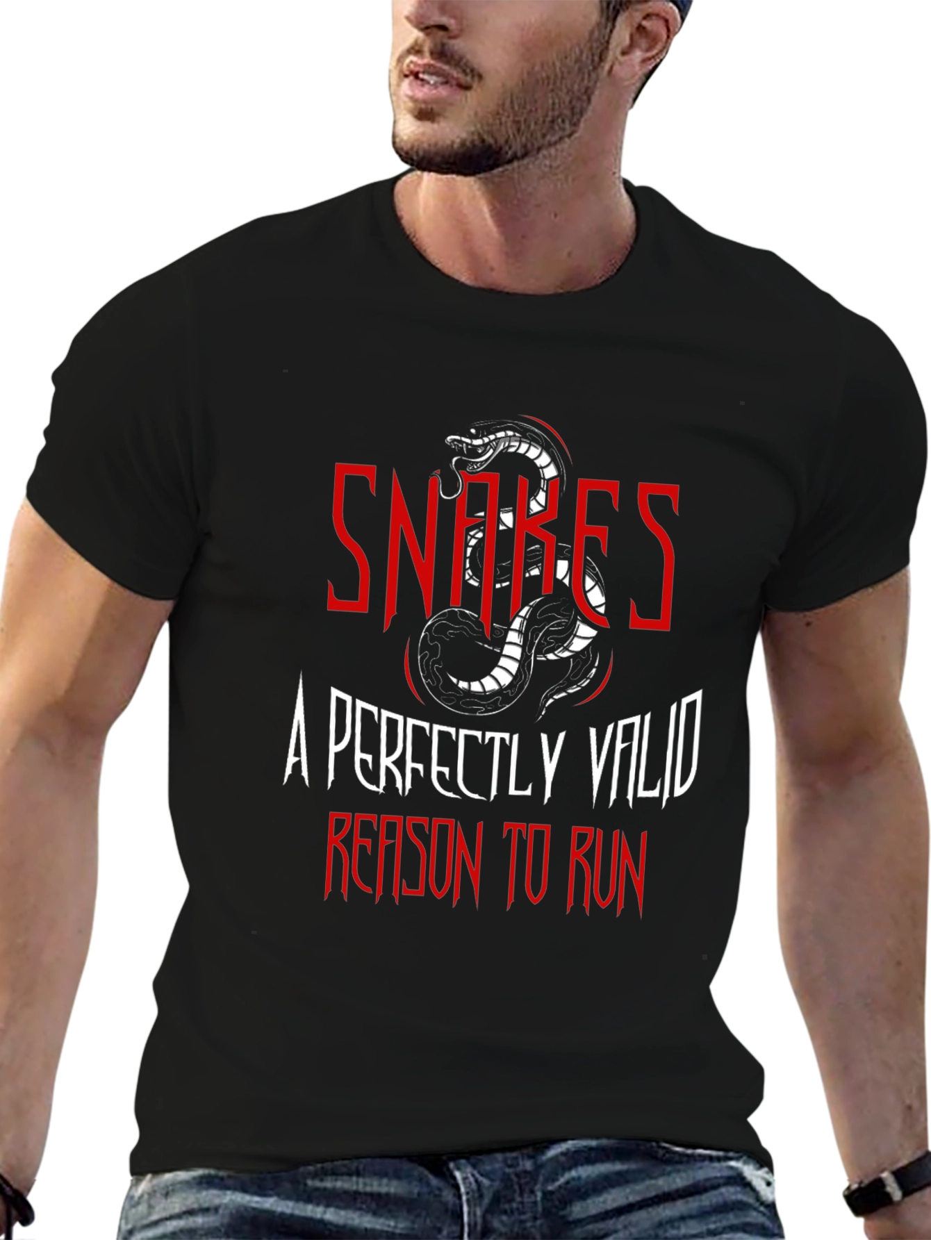 Snakes Reason To Run Graphic Tee