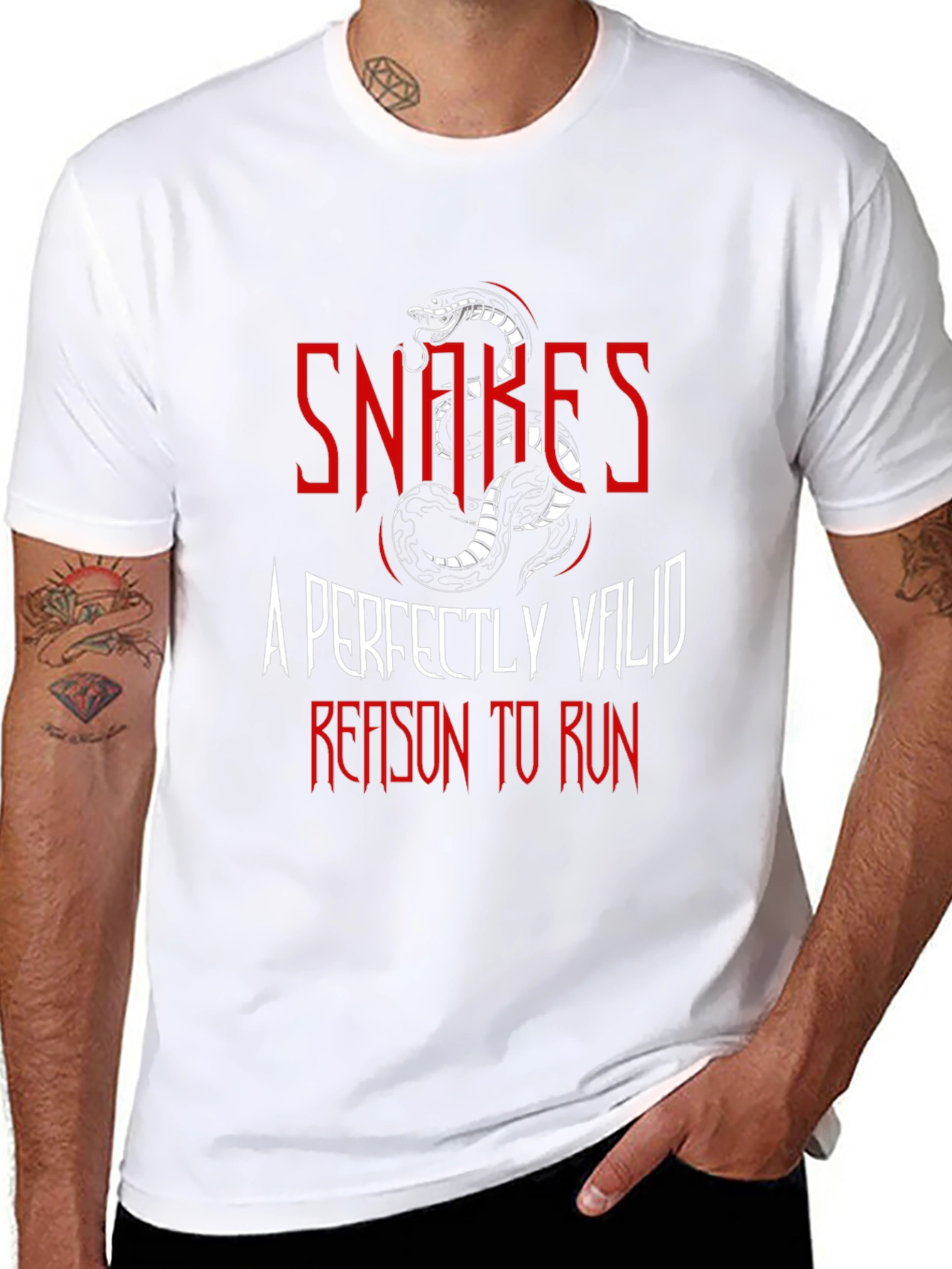Snakes Reason To Run Graphic Tee