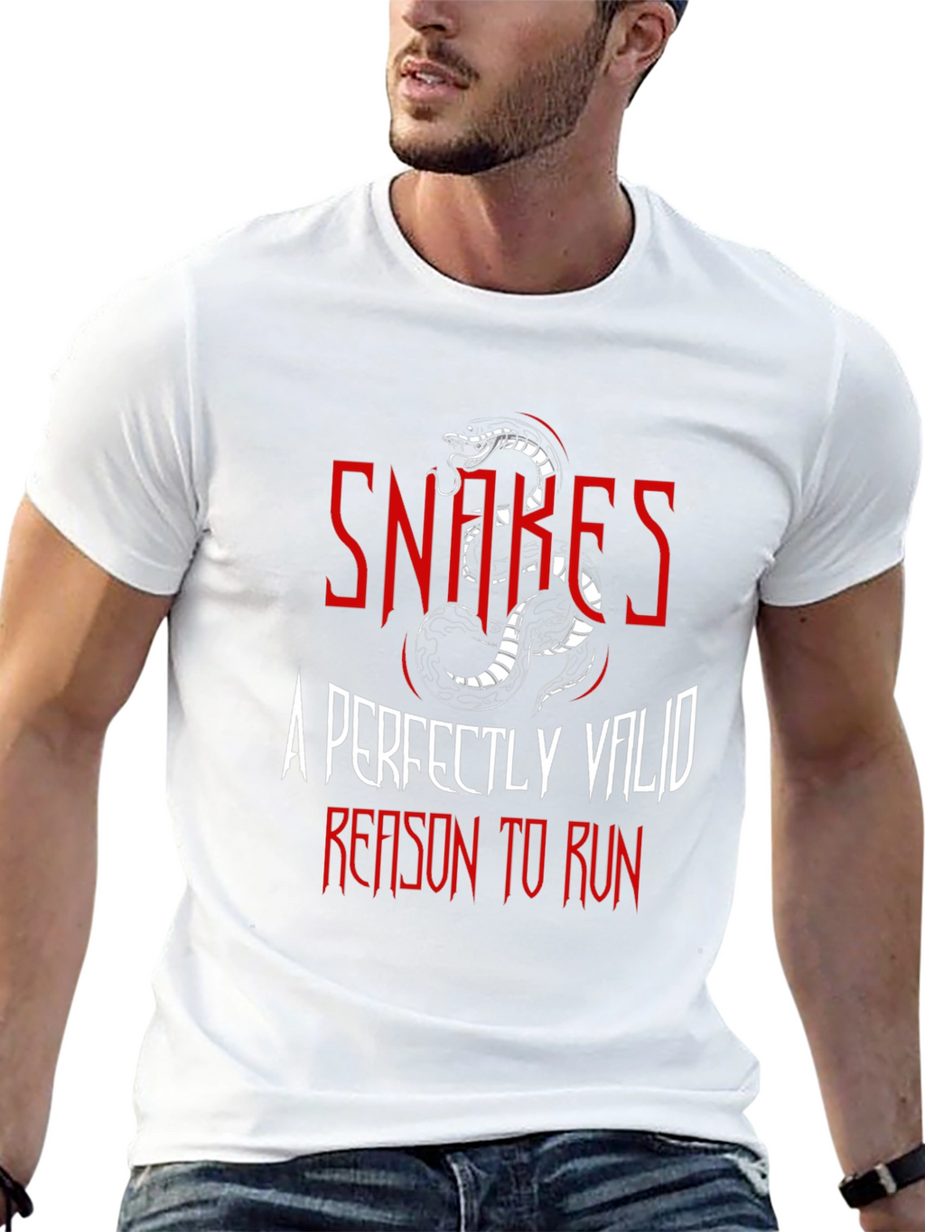 Snakes Reason To Run Graphic Tee