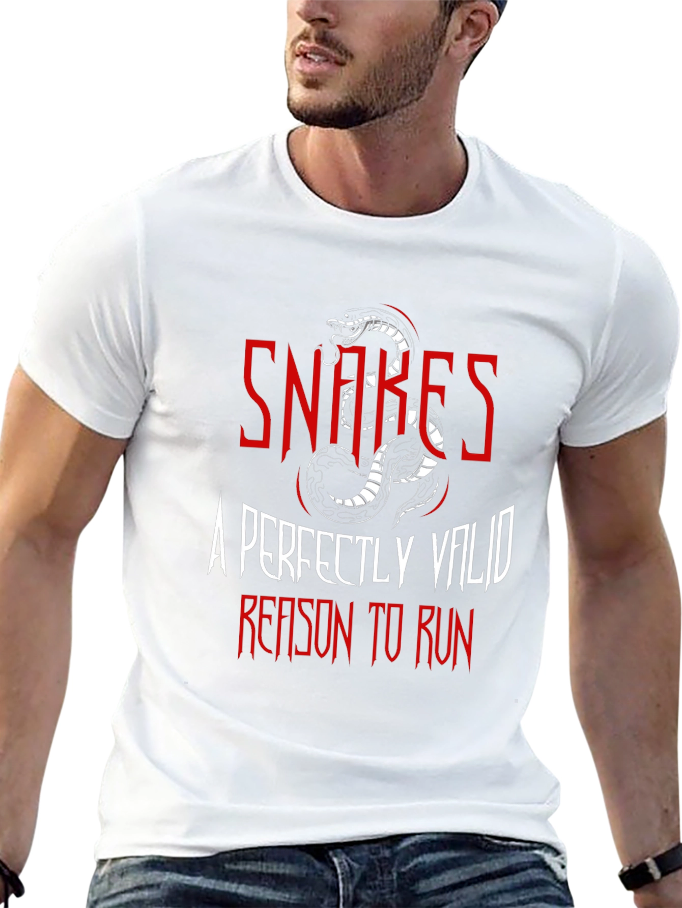 Snakes Reason To Run Graphic Tee