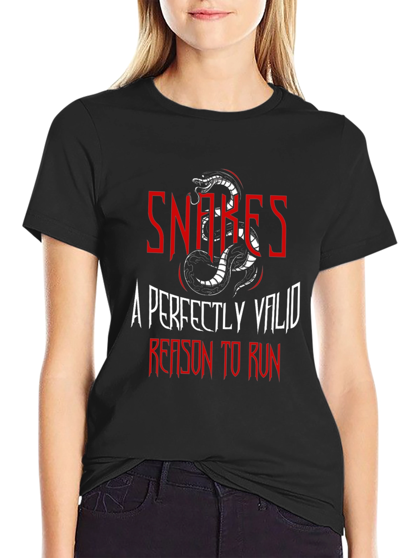 Snakes Reason To Run Graphic Tee