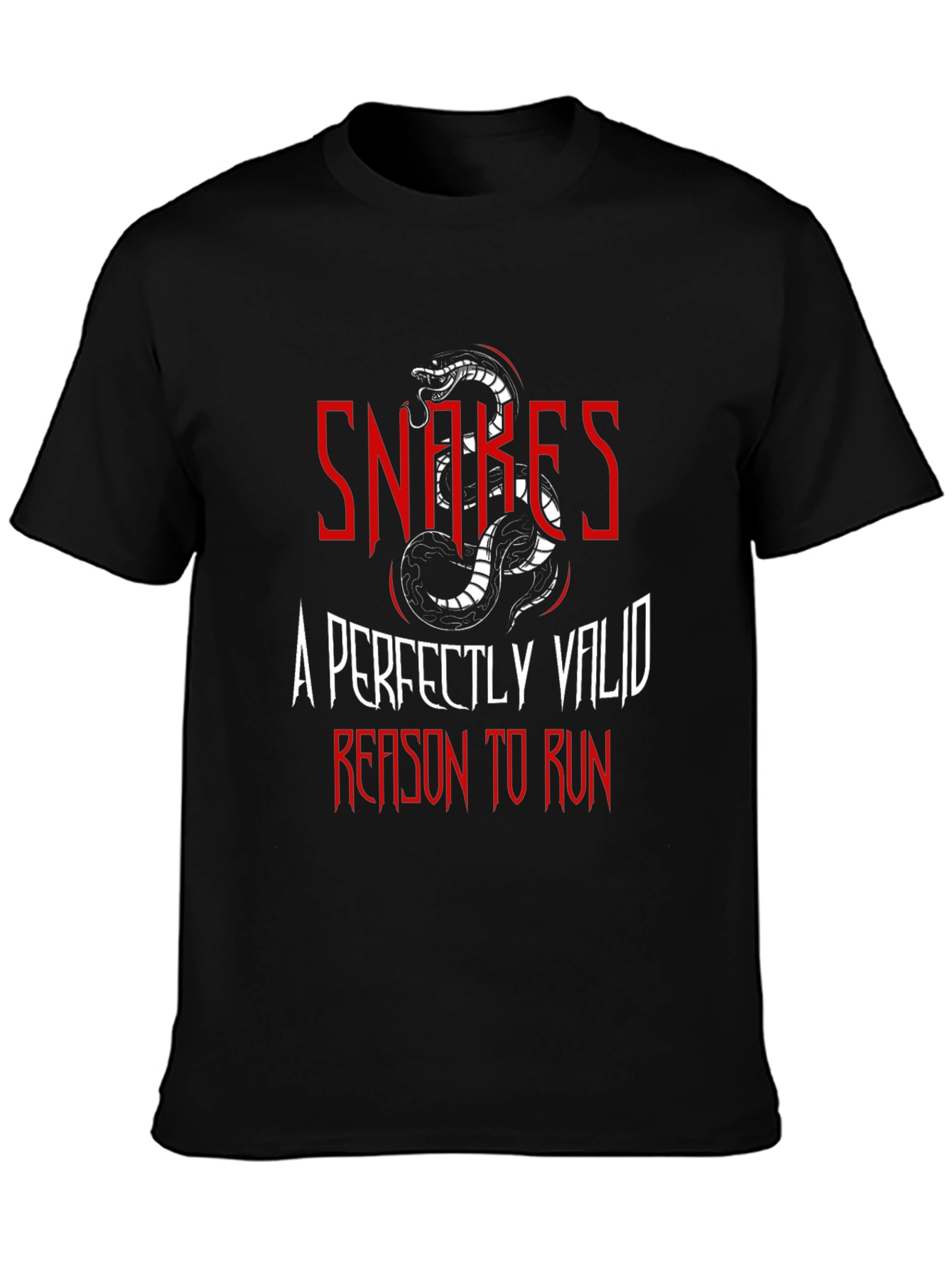 Snakes Reason To Run Graphic Tee