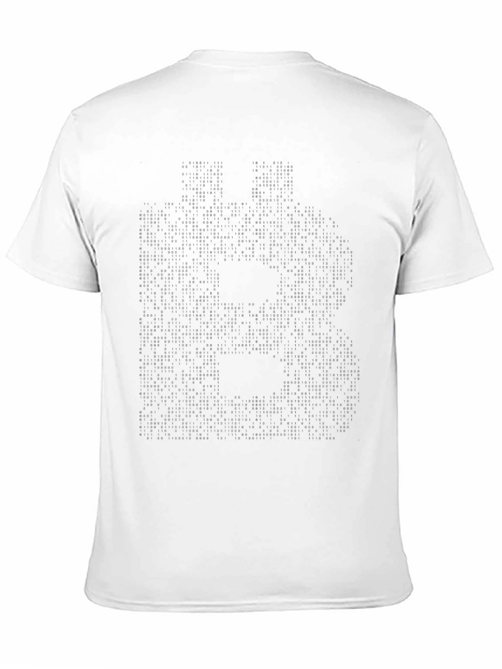 Mens Solid Black Crew Neck Casual T-Shirt