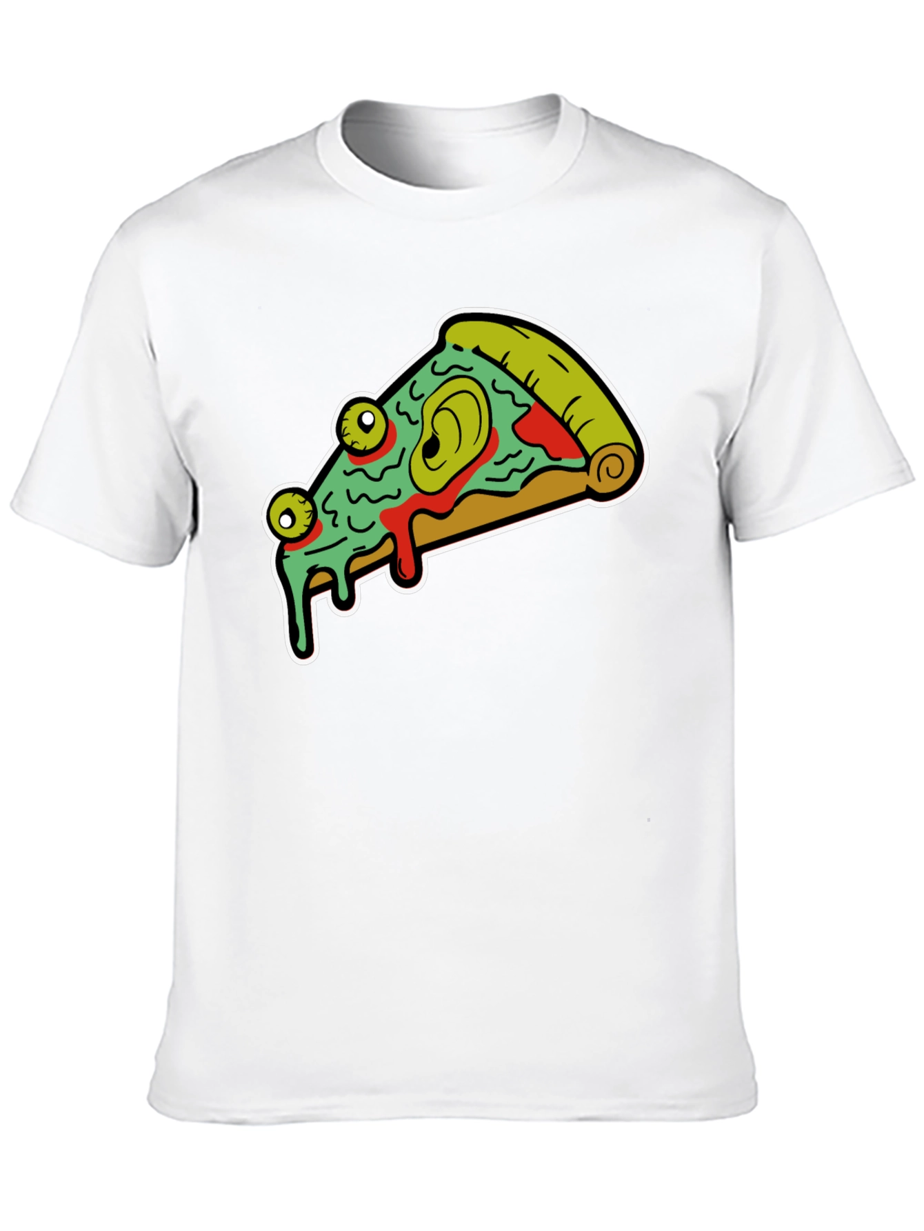 Pizza Monster Graphic Tee - Black
