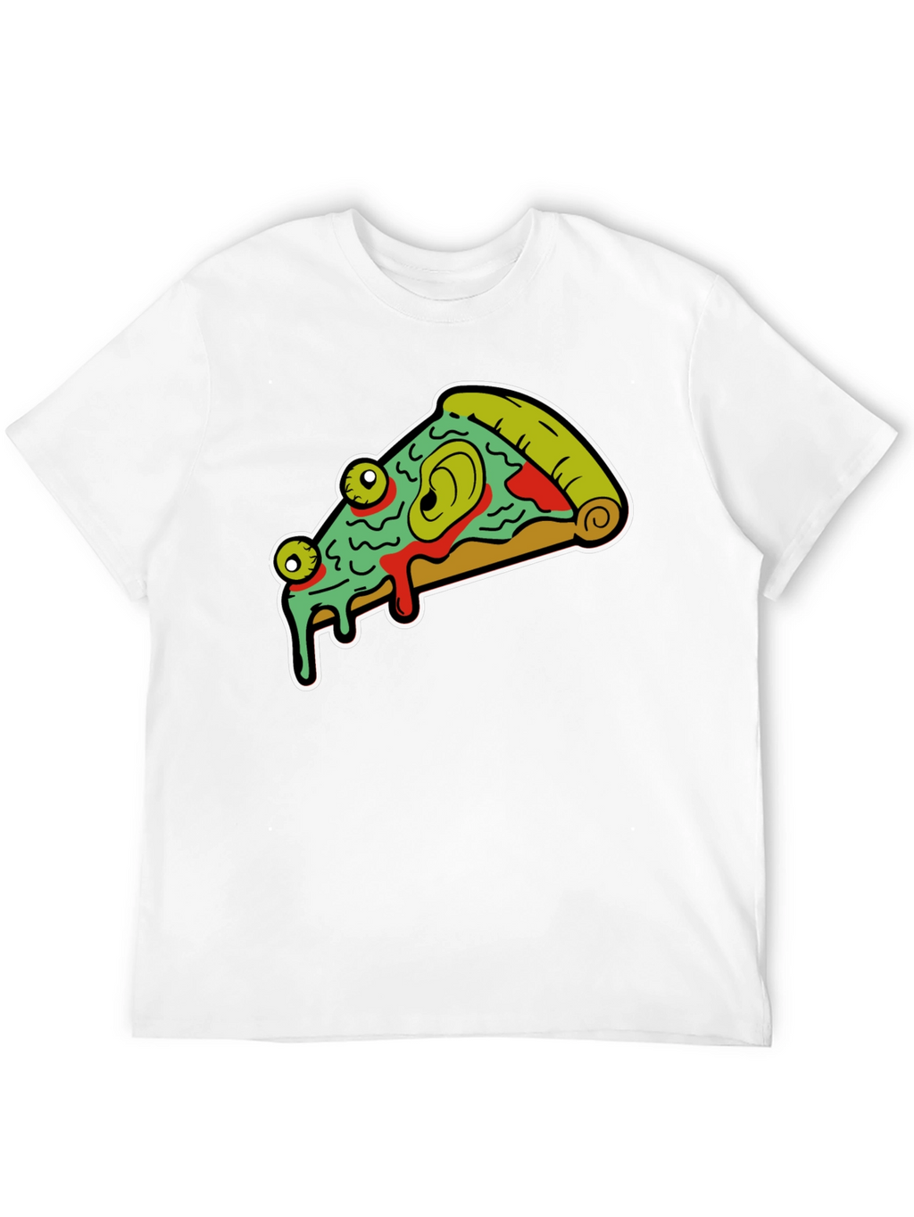 Pizza Monster Graphic Tee - Black