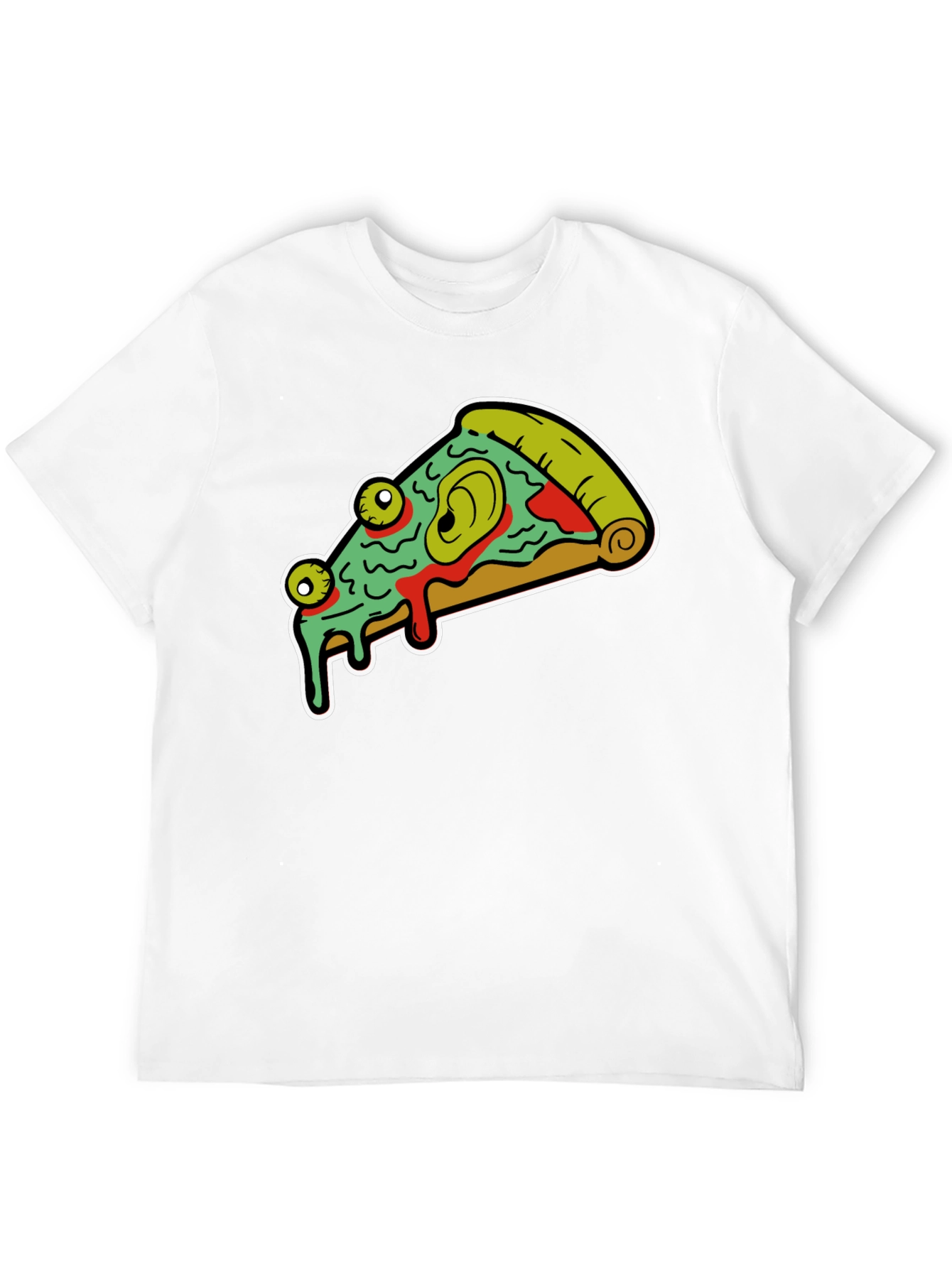 Pizza Monster Graphic Tee - Black