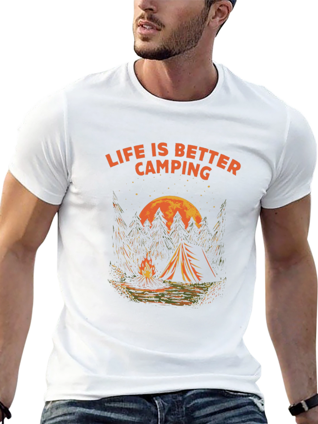 Life is Better Camping Graphic Tee