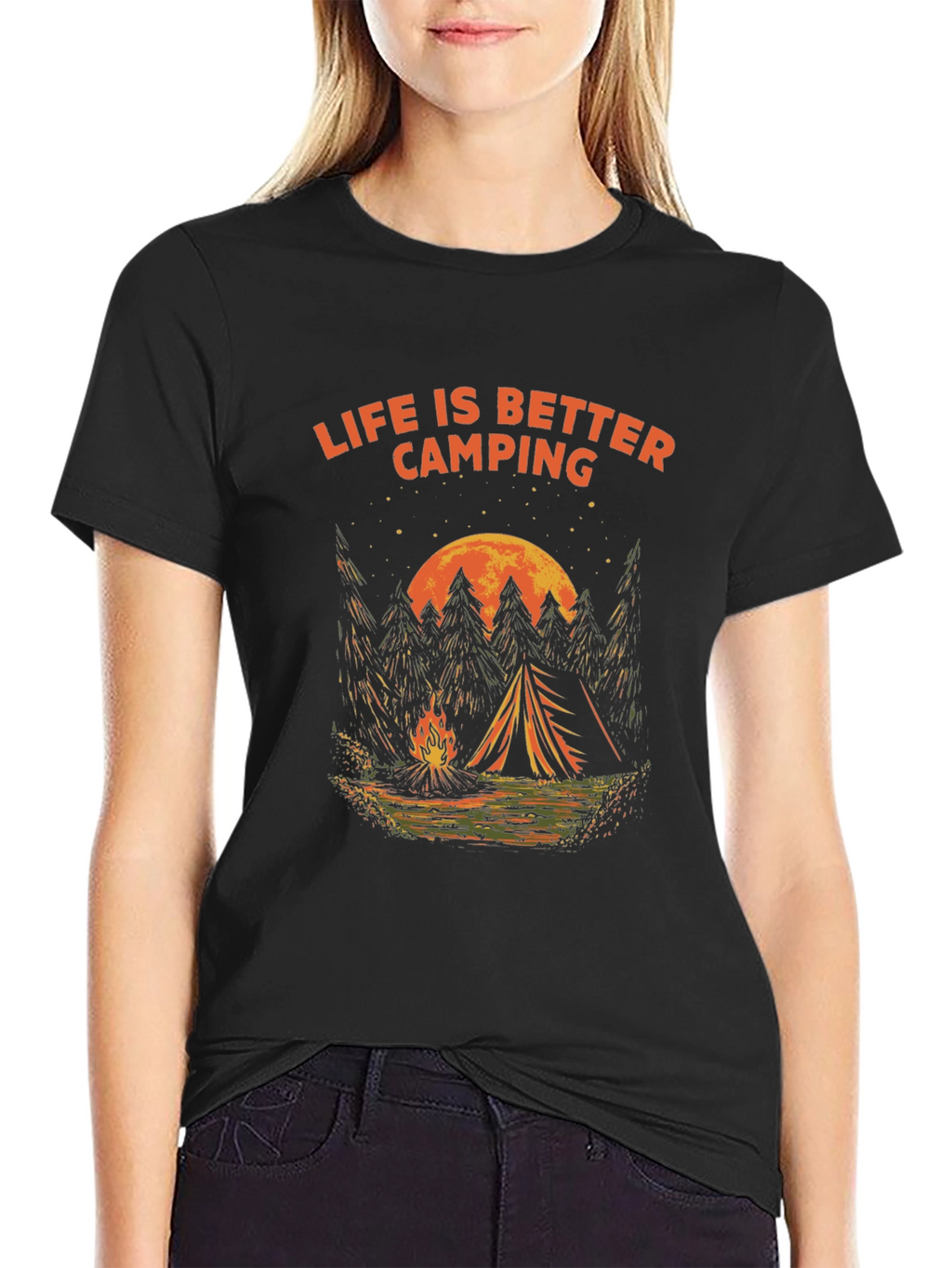 Life is Better Camping Graphic Tee