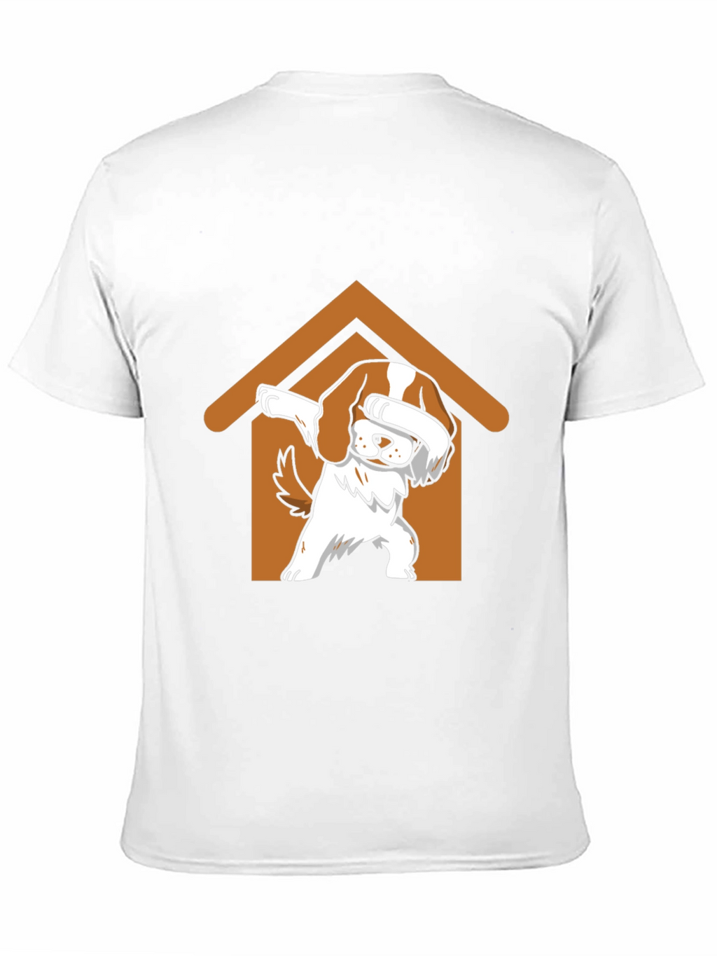 Dog Dabbing in Dog House T-Shirt