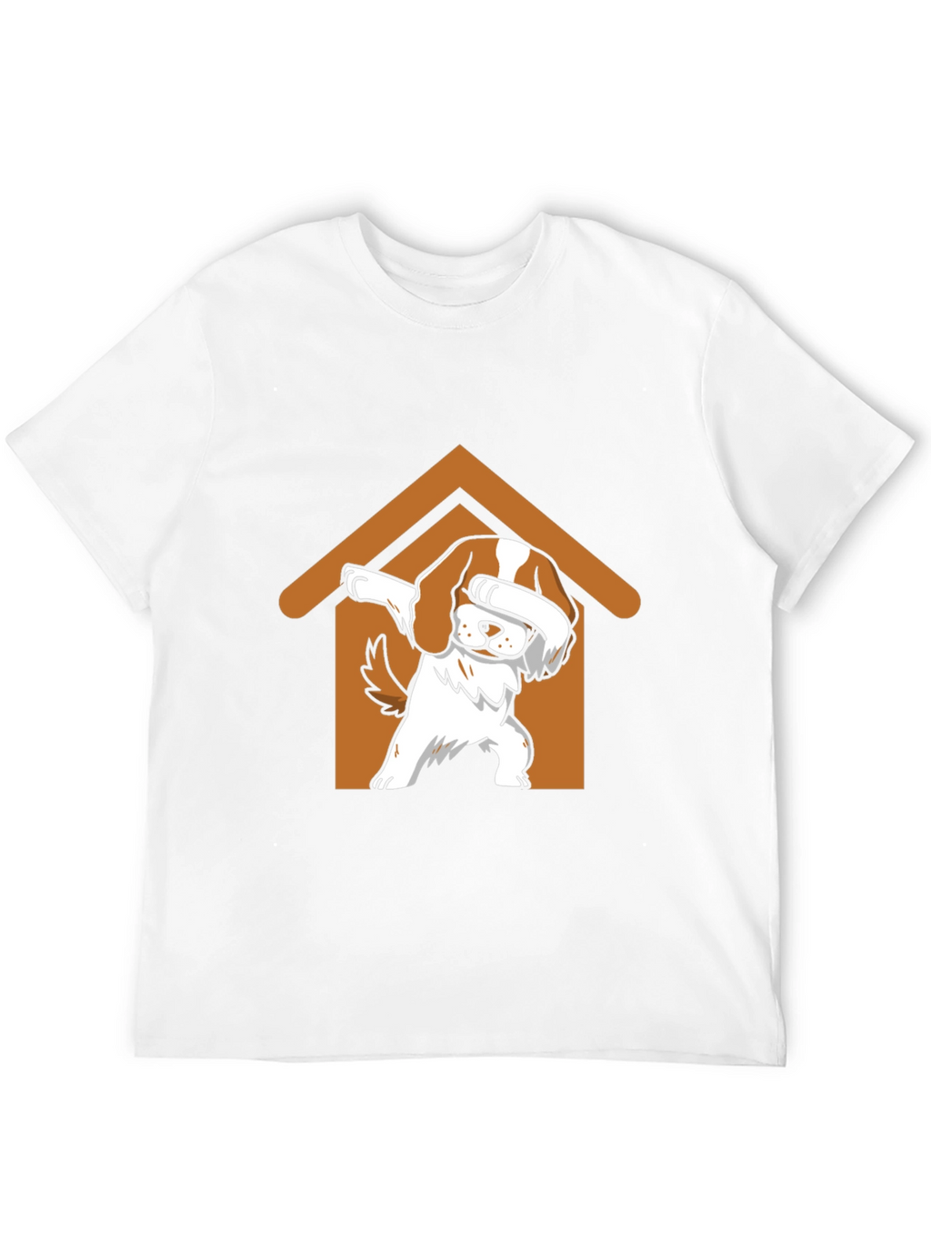 Dog Dabbing in Dog House T-Shirt