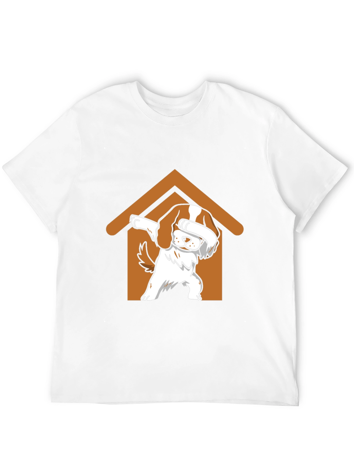 Dog Dabbing in Dog House T-Shirt