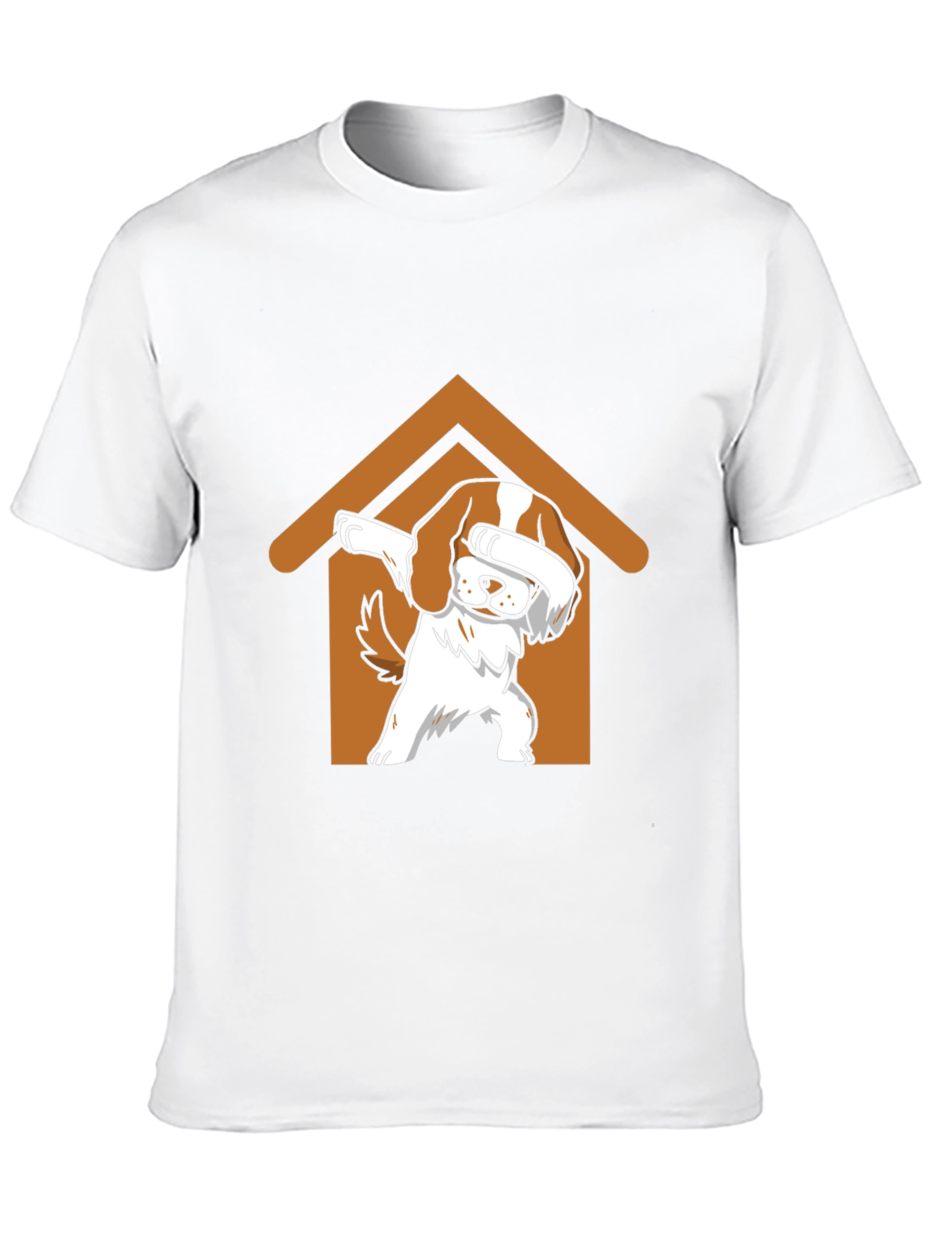 Dog Dabbing in Dog House T-Shirt