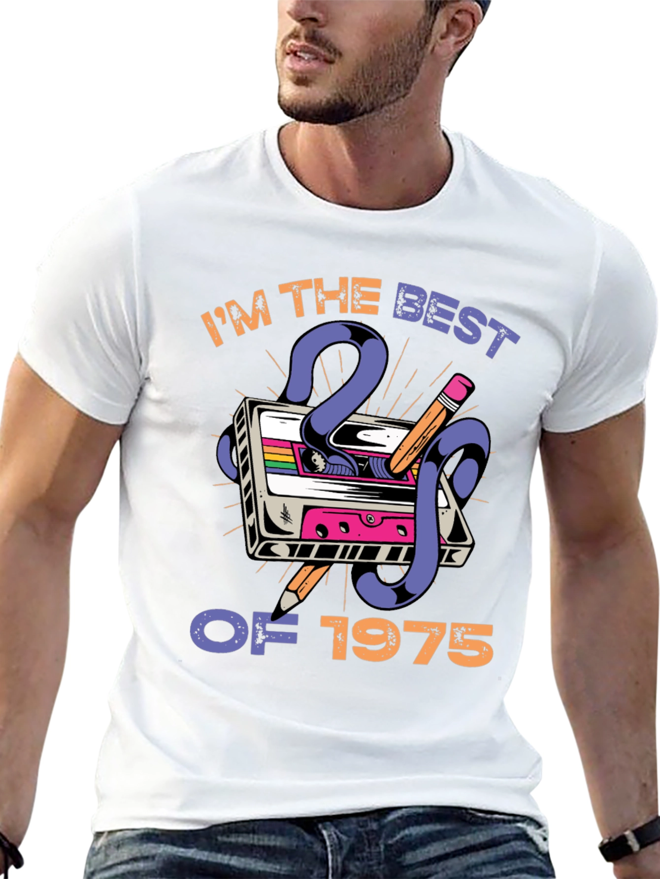 Best of 1975 Cassette Tape Graphic T-Shirt