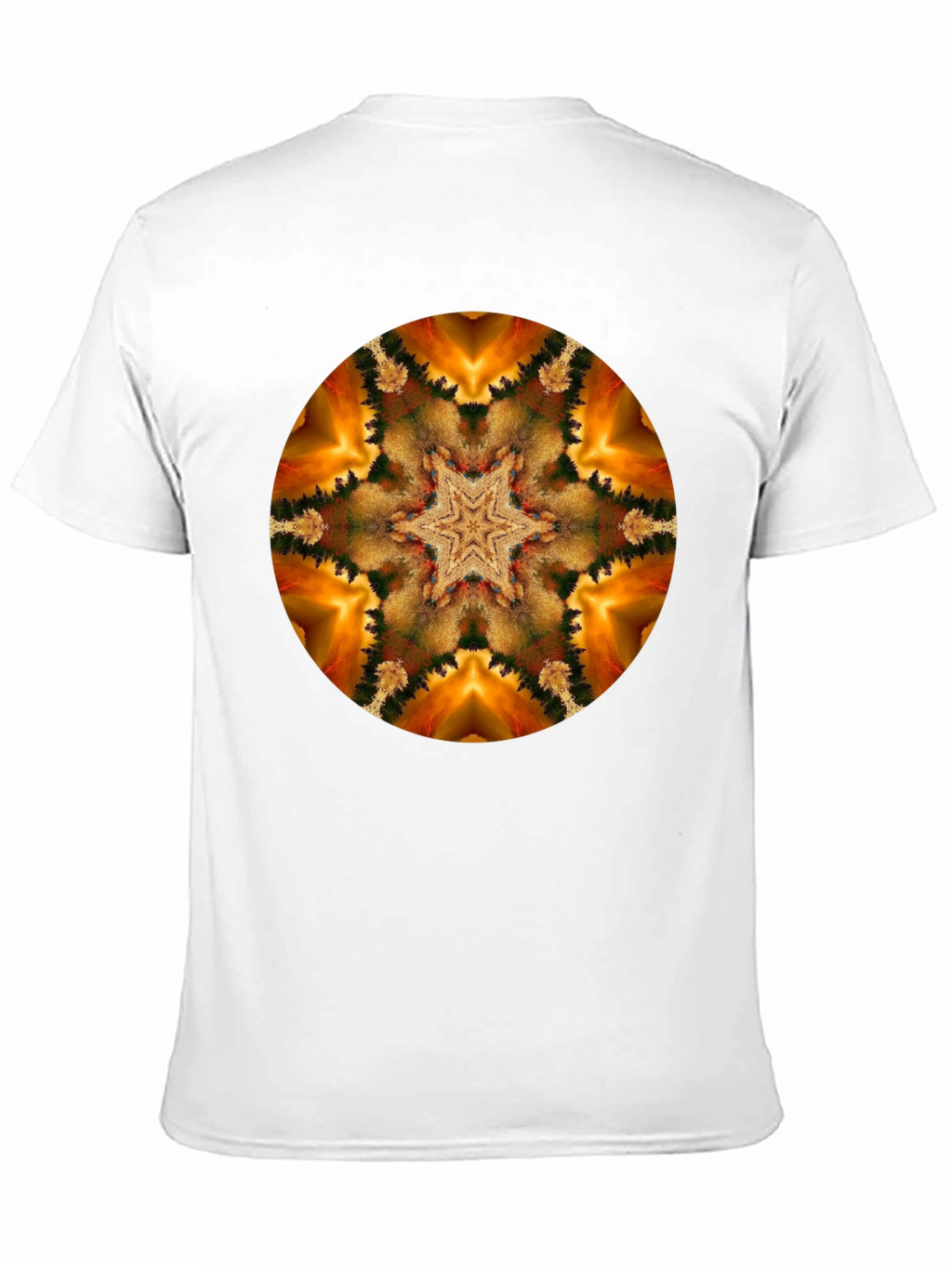 Kaleidoscope Starburst Black T-Shirt