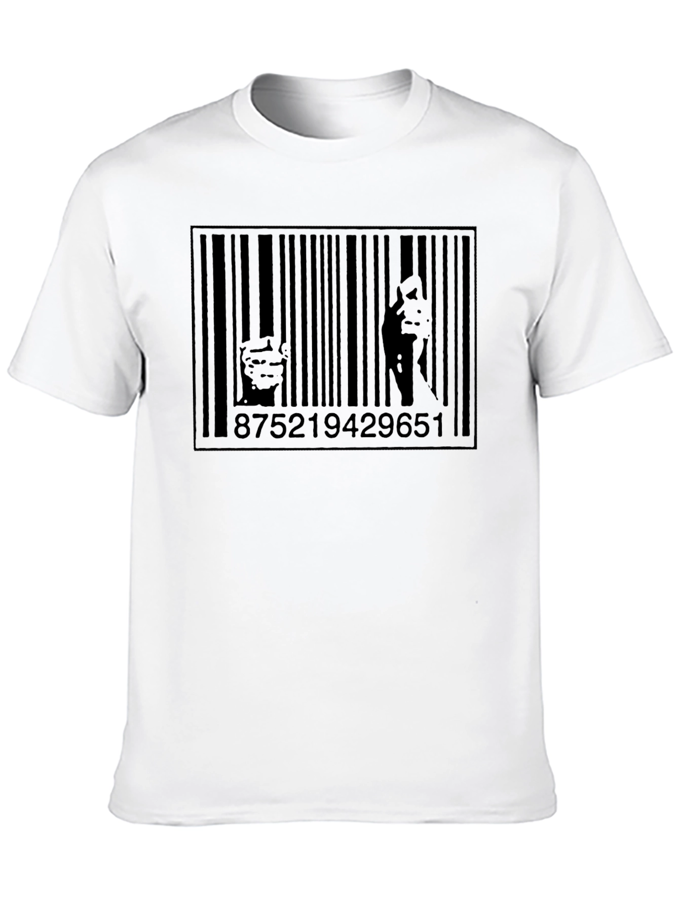 Barcode Art Tee - Unique Graphic Print