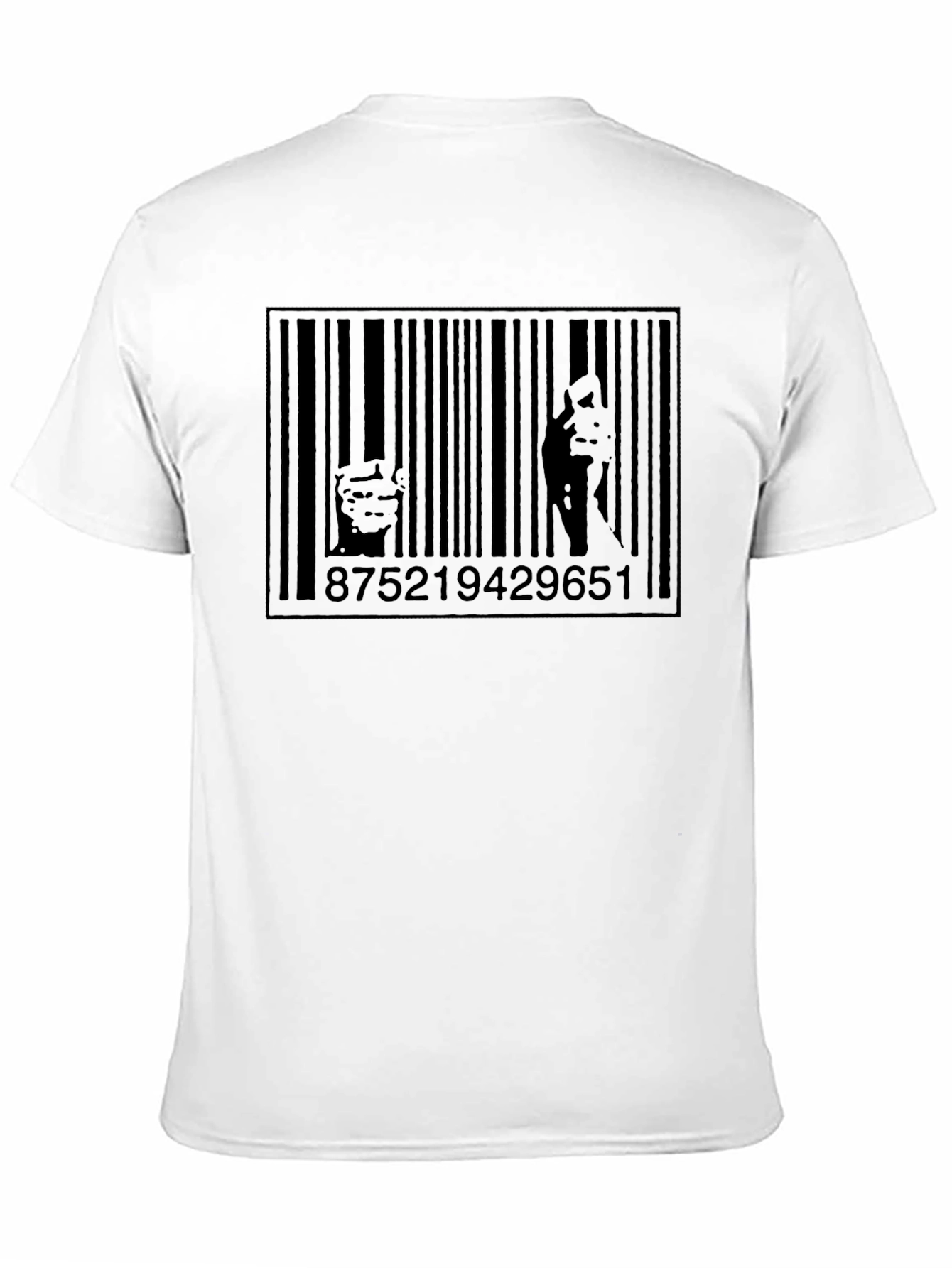 Barcode Art Tee - Unique Graphic Print