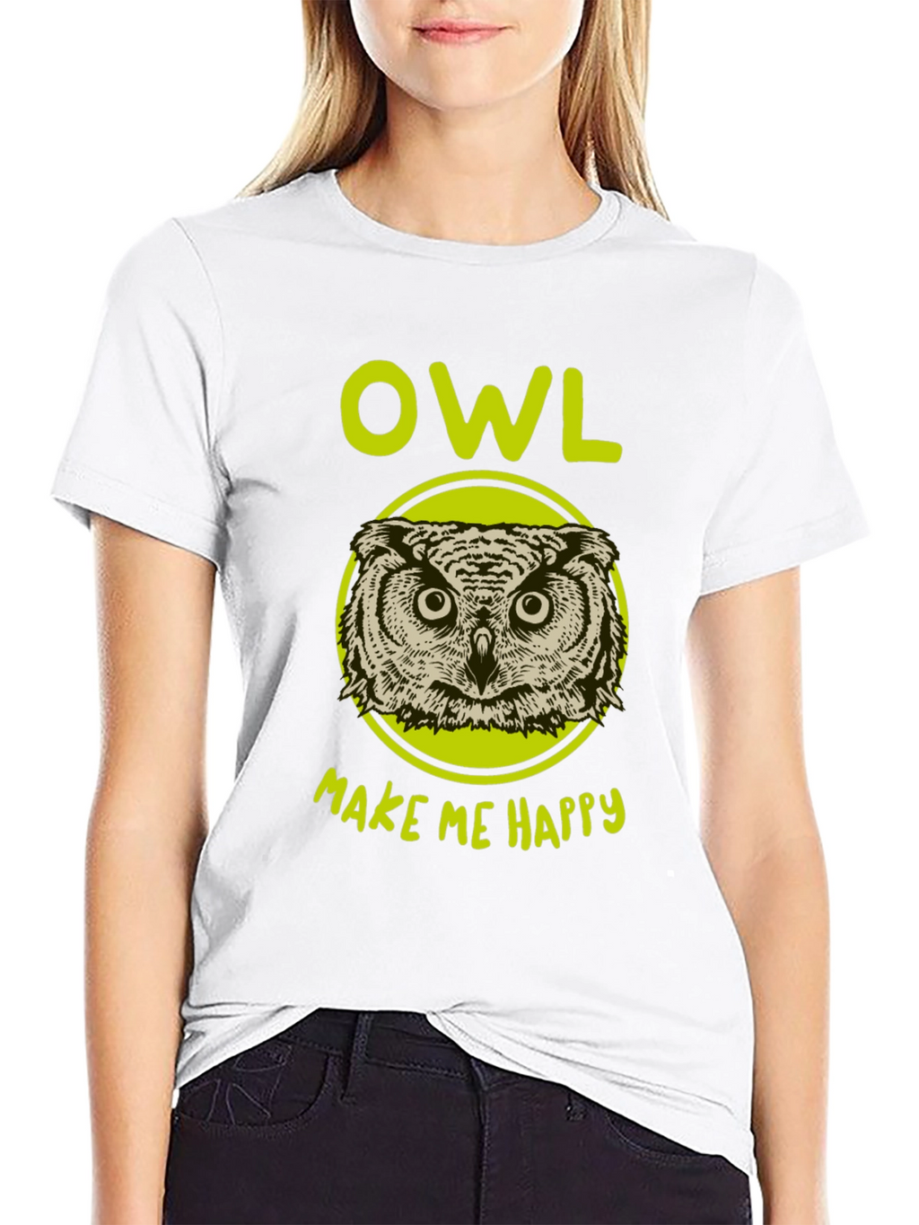 Owl Make Me Happy Graphic T-Shirt