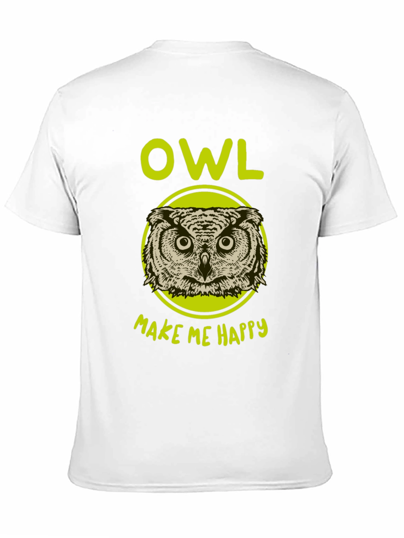 Owl Make Me Happy Graphic T-Shirt