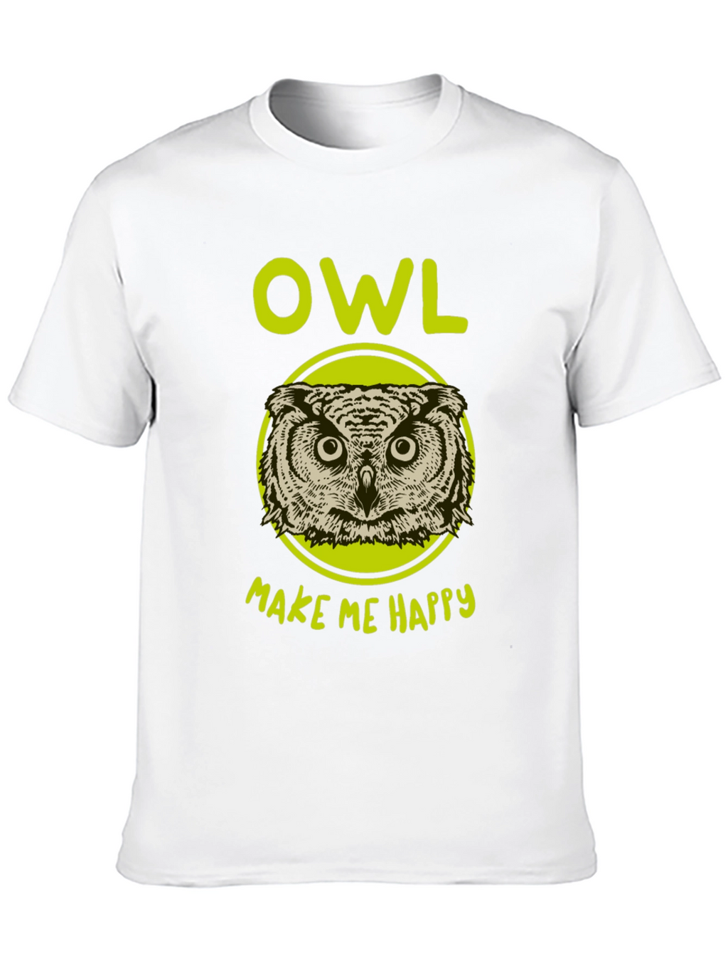 Owl Make Me Happy Graphic T-Shirt
