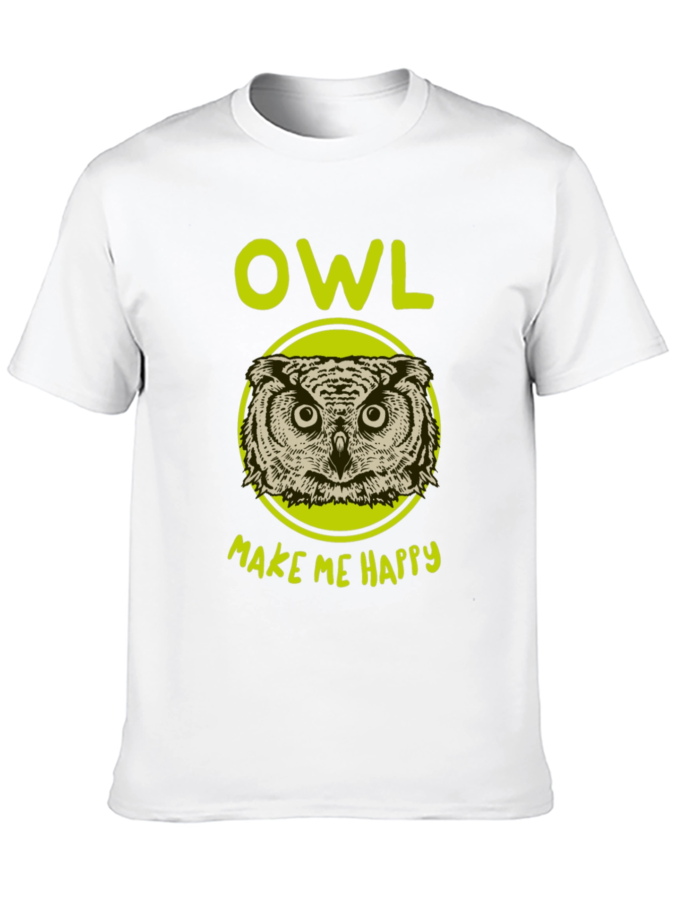 Owl Make Me Happy Graphic T-Shirt