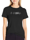 Medical Coder Heartbeat T-Shirt - Funny Gift