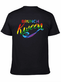 Brunch Kween Pride T-Shirt - Rainbow Graphic Tee