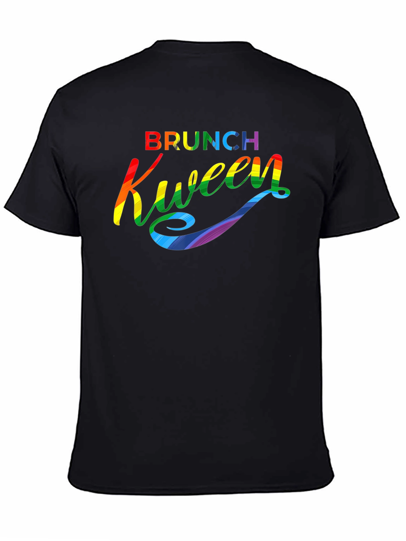 Brunch Kween Pride T-Shirt - Rainbow Graphic Tee