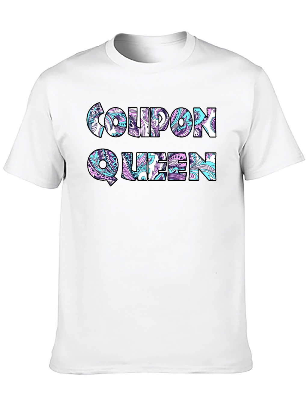 Coupon Queen Black T-Shirt