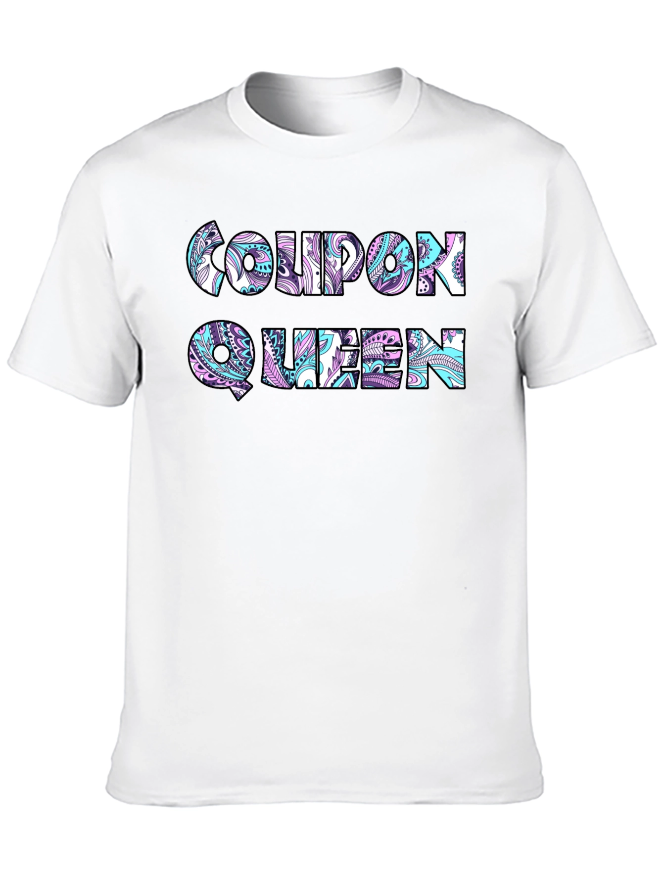 Coupon Queen Black T-Shirt